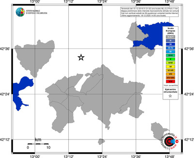 Mappa EMS - territori comuni