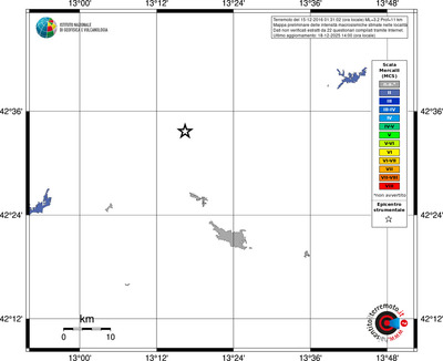 Mappa MCS - territori località