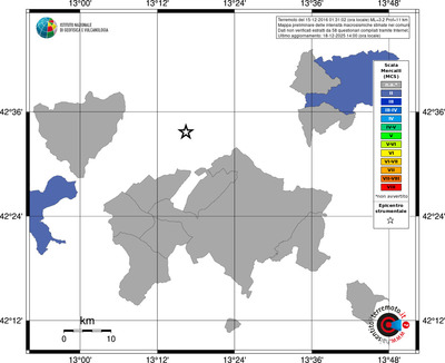 Mappa MCS - territori comuni