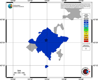 Mappa EMS - territori comuni