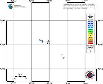 Mappa MCS - territori località