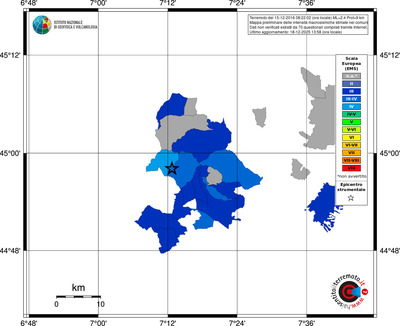 Mappa EMS - territori comuni