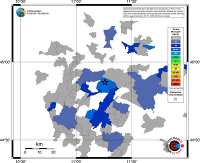 Mappa MCS - territori comuni
