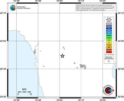 Mappa MCS - territori località