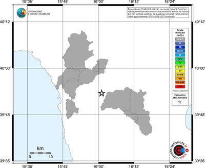 Mappa MCS - territori comuni