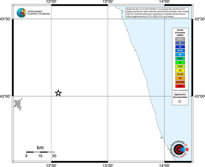 Mappa EMS - territori località