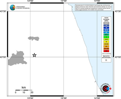 Mappa EMS - territori comuni