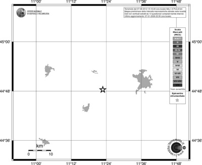 Mappa MCS - territori località