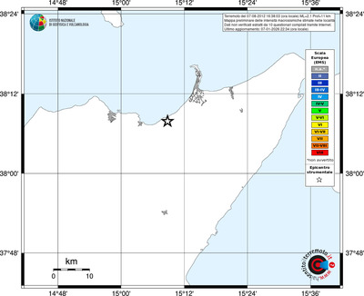 Mappa EMS - territori località