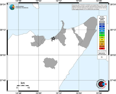 Mappa EMS - territori comuni