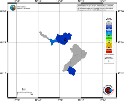 Mappa MCS - territori comuni