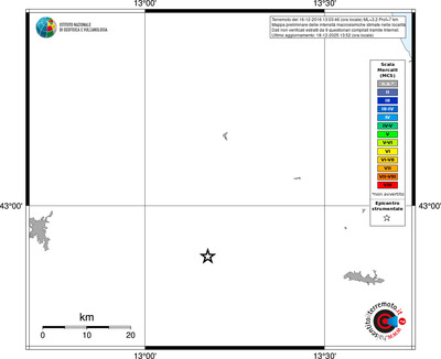 Mappa MCS - territori località
