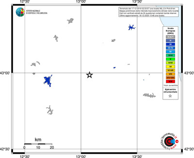 Mappa EMS - territori località