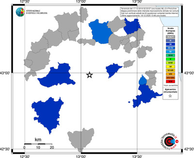 Mappa EMS - territori comuni