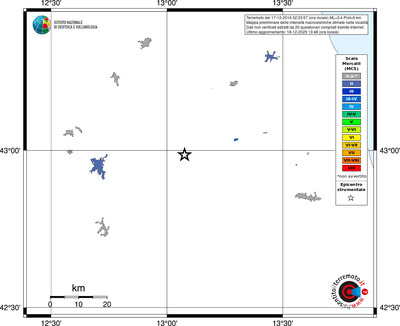 Mappa MCS - territori località