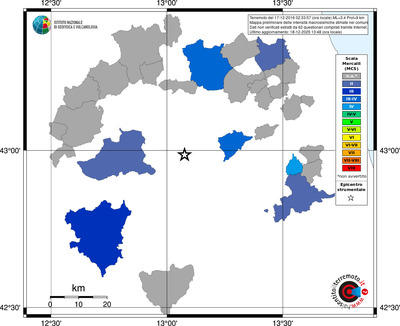 Mappa MCS - territori comuni