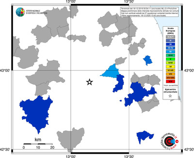 Mappa EMS - territori comuni