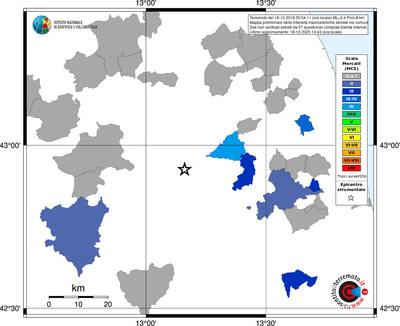 Mappa MCS - territori comuni