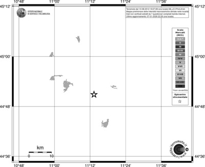 Mappa MCS - territori località