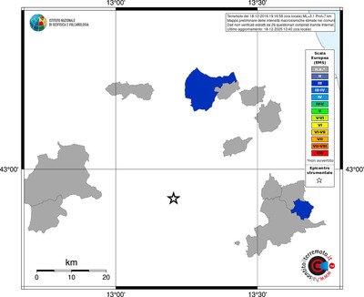 Mappa EMS - territori comuni