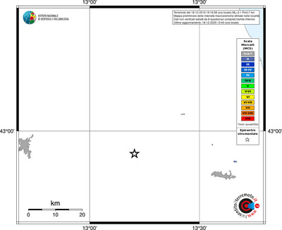 Mappa MCS - territori località