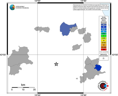 Mappa MCS - territori comuni