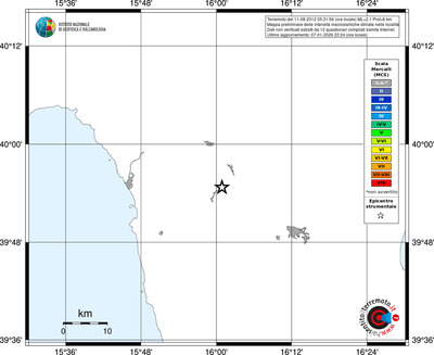 Mappa MCS - territori località