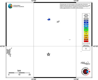 Mappa MCS - territori località