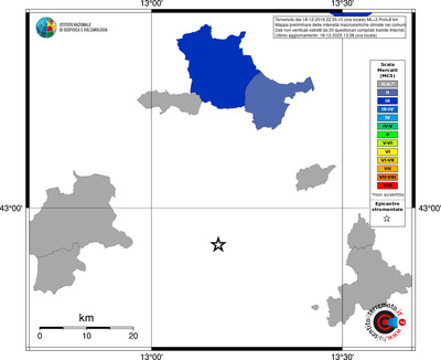 Mappa MCS - territori comuni
