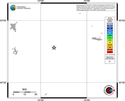Mappa EMS - territori località