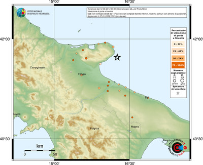 Mappa comuni con almeno 3 questionari