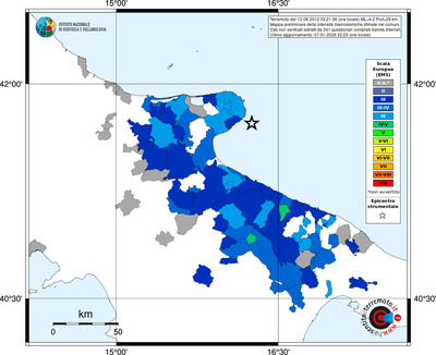 Mappa EMS - territori comuni