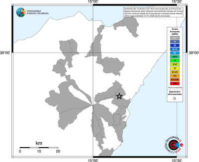 Mappa EMS - territori comuni