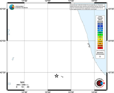 Mappa MCS - territori località