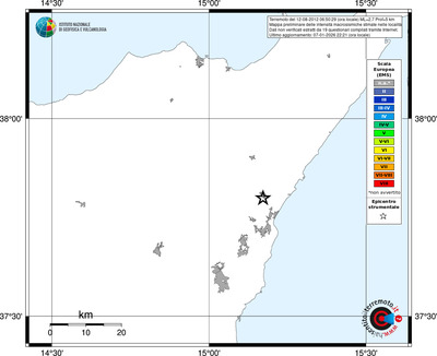 Mappa EMS - territori località