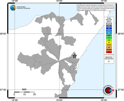 Mappa MCS - territori comuni