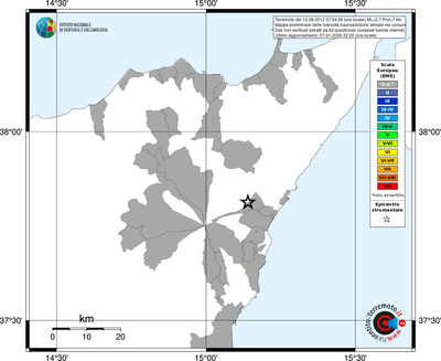 Mappa EMS - territori comuni