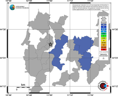 Mappa MCS - territori comuni
