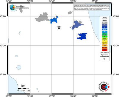 Mappa MCS - territori comuni
