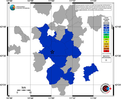Mappa EMS - territori comuni
