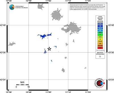 Mappa MCS - territori località