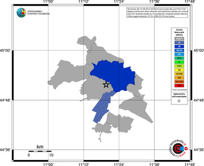 Mappa MCS - territori comuni