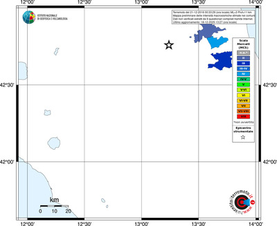 Mappa MCS - territori comuni