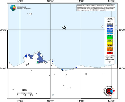 Mappa MCS - territori località
