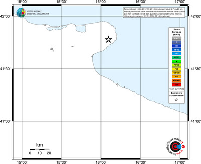 Mappa EMS - territori località