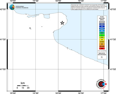 Mappa MCS - territori località
