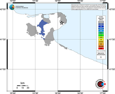 Mappa MCS - territori comuni