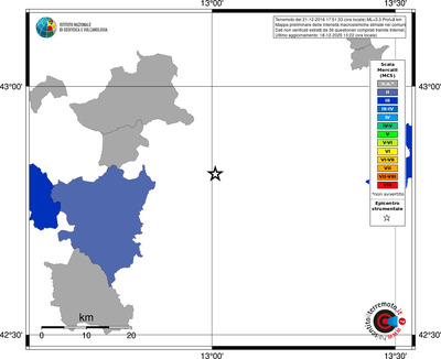 Mappa MCS - territori comuni