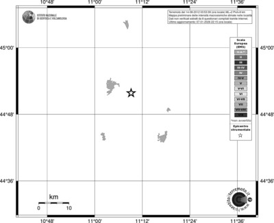 Mappa EMS - territori località