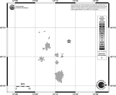 Mappa EMS - territori località